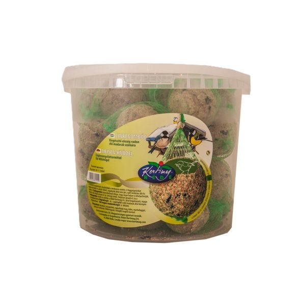Madáreleség cinkegombóc vödrös (30db)
