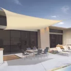 5x5m PES napvitorla bézs