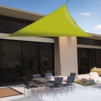 3,6x3,6x3,6m PES napvitorla zöld