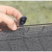 Árnyékolóháló kapocs szürke