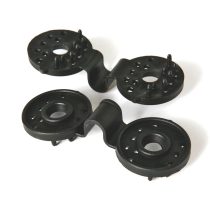 Árnyékolóháló kapocs fekete kerek 4cm