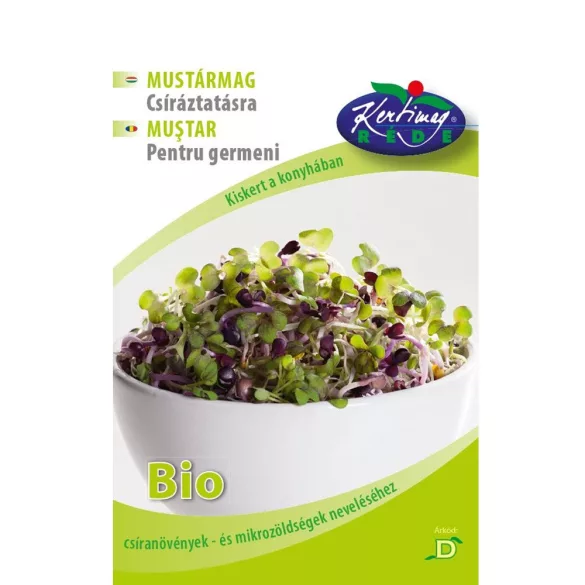 BIOMAG - Mustármag csíráztatásra 50g, Termesszen otthonában friss – VasMuszakiBolt.hu
