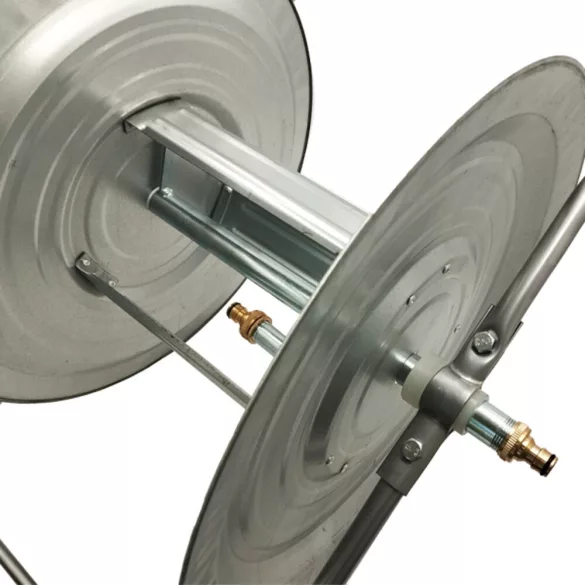 Tömlőkocsi acél max. 50m 3/4"
