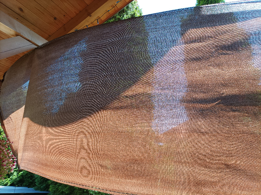 180cm árnyékoló háló BROWNTEX barna