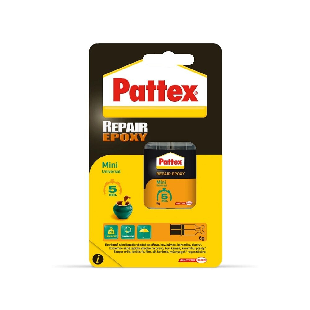 2*3ml Pattex repair univerzális kétkomponensű ragasztó 2*3ml Pattex repair univerzális kétkomponensű ragasztó