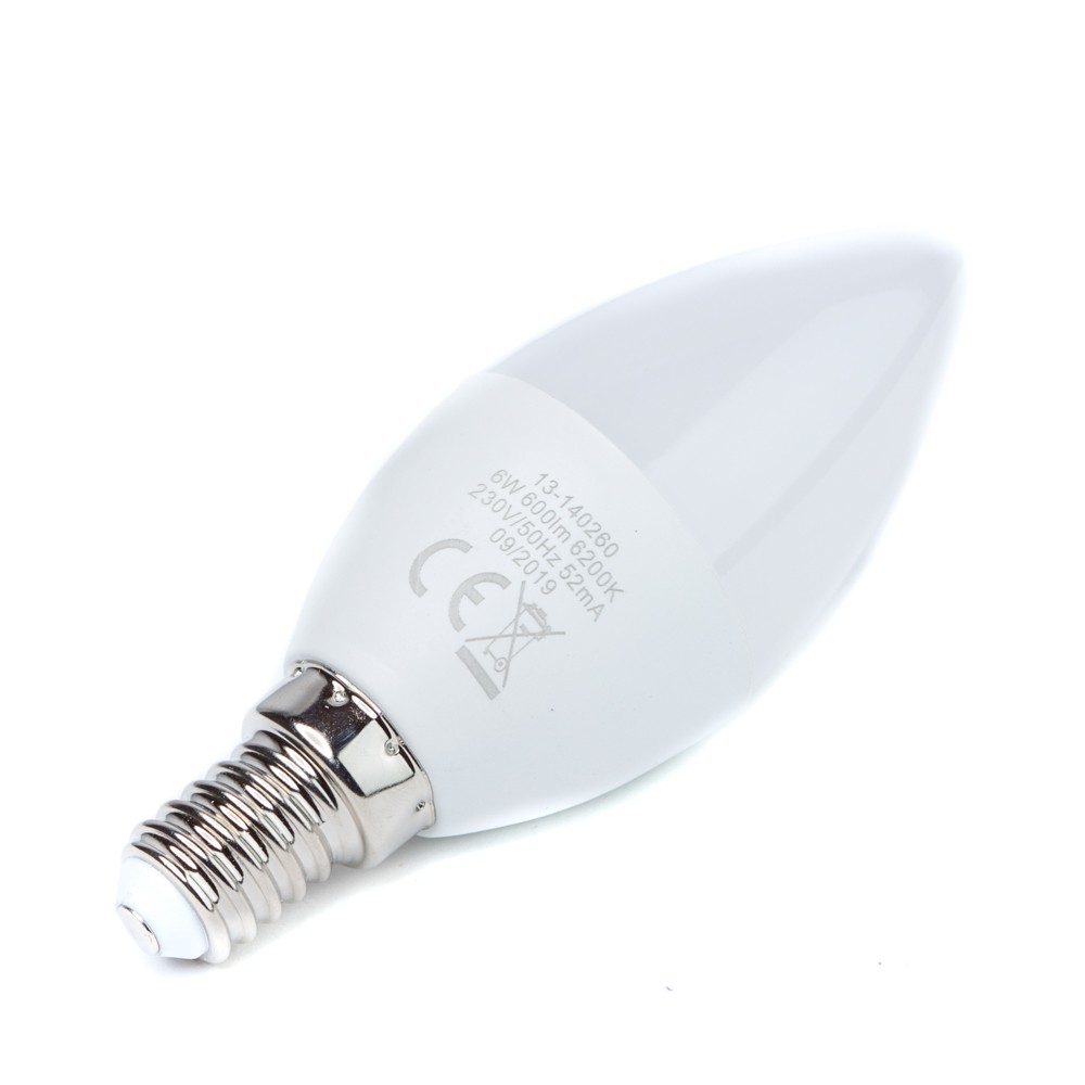 6W E14 LED fényforrás gyertya 3000K LUMEN 6W E14 LED fényforrás gyertya 3000K LUMEN
